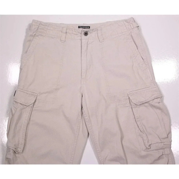 Polo Jeans Ralph Lauren Vintage Oversized Cotton Cargo Military Pants 32x25 - Picture 1 of 9